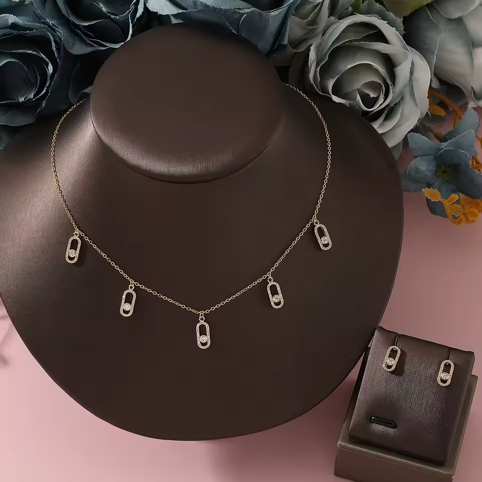 Lux Necklace and Earrings Set