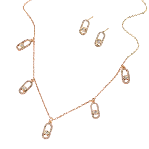 Lux Necklace and Earrings Set